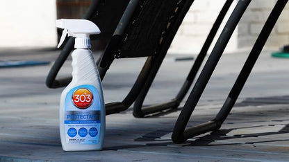 303 Products Aerospace Protectant Spray, UV Protection for Outdoor Surfaces – Protects Vinyl, Plastic & Rubber, Repels Dust & Dirt, Matte Finish, 16 oz
