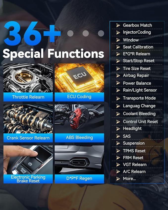 XTOOL D7 Bidirectional Scan Tool: 2026 Ai-Assisted OBD2 Scanner Diagnostic Tool with 36+ Resets, Full System Car Scanner with EPB, Injector Test, Throttle, Crank Sensor Relearn, FCA, CANFD & DoIP