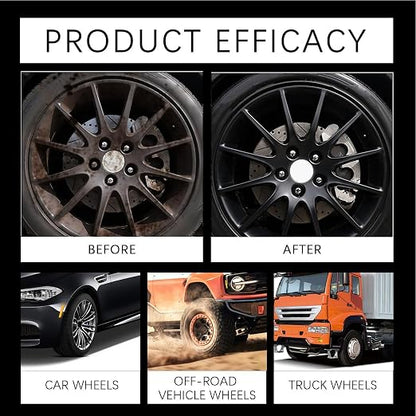 Tire Shine | 150g Wheel Coating with Sponge, Detailed Supplies | Automotive Trim Restorer | For SUV, Sedan, RV, Van, Trailer, Pickup, Car Repair