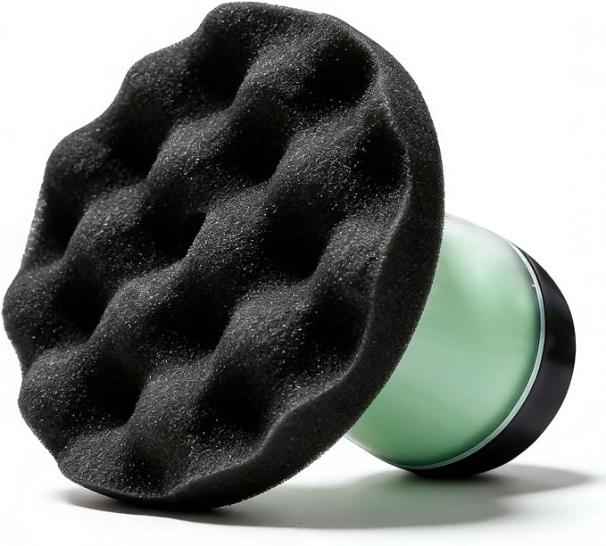 Tire Shine Applicator Pad, Reusable Tire Foam Sponge, No-Drip Streak-Free Tire Shine Applicator Pad, Durable and Reusable Hex-Grip Tires Dressing Applicators Pad for Most Vehicles