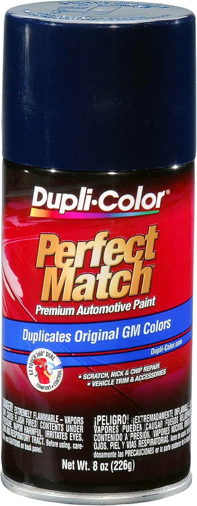 Dupli-Color EBGM05417 Perfect Match Automotive Spray Paint – General Motors Dark Blue, 29 WA7349, 42 – 8 oz. Aerosol Can
