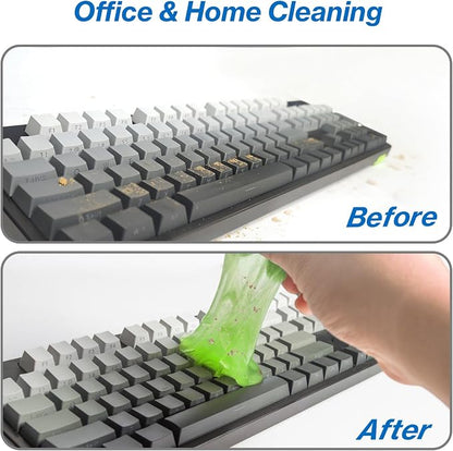 Car Cleaning Gels, Super Clean Clean Putty Dust Cleaner Kit, Auto Detailing Tools Cleaning Putty Car Interior Cleaner, Keyboard Cleaner, Cleaning Slime Car Cleaning Supplies Gift for Men Women