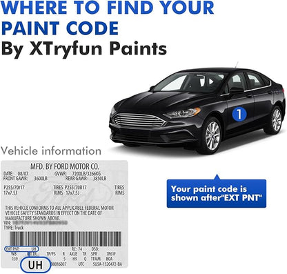 NE Cactus Gray Touch Up Paint Compatible with Ford, DIY Car Paint Scratch Repair, Automotive Paints, Quick & Easy Fix Scratch Repair for Bronco/Ranger/Maverick