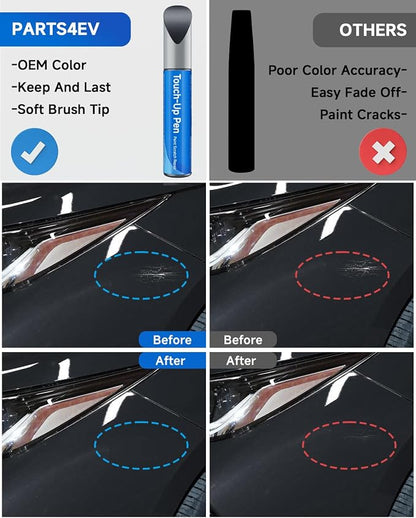 Touch Up Paint Compatible with Toyota Exact Match Touch Up Paint Car Scratch Repair (Slate Metallic（1F9）)