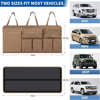 Car Trunk Organizer Backseat Hanging Organizer with Storage Pockets for Subaru Crosstrek, Forester, Outback, Ascent 2000-2024 2025 Car Accessories