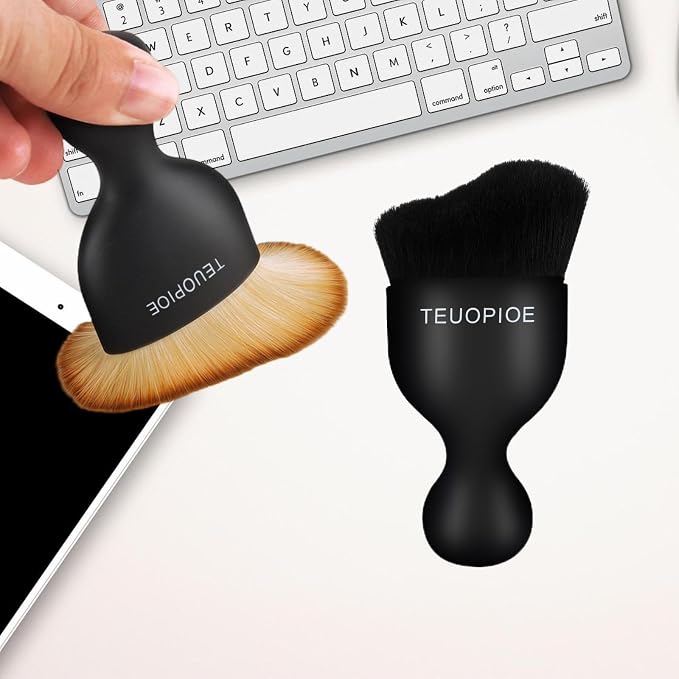 2PCS Car Detailing Brush Set Soft Hair Automotive Interior Dusting Brushes for Dashboard, Air Vents, Keyboard, Car Interior Exterior Cleaning, Car Accessories, Auto Dust Brush