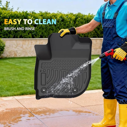 Floor Mats & Cargo Liner for Honda HR-V 2016-2022 (Only AWD Models) Custom Fit TPE Car Mats Accessories for HRV All Weather Protection Waterproof Anti-Slip Liners 1st & 2nd & Trunk Mat