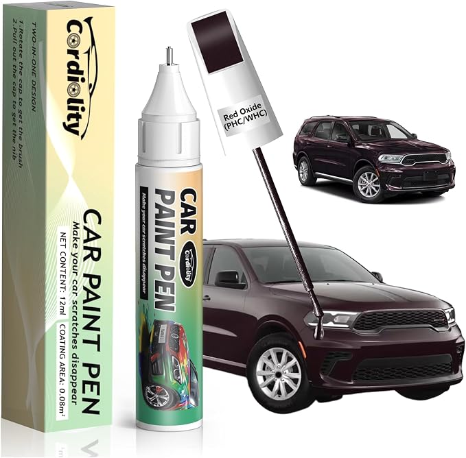 Red Oxide(PHC/WHC) Touch Up Paint Pen for Dodge,Car Paint Scratch Repair Pen Quick and Easy Fix Auto Paint Scratch