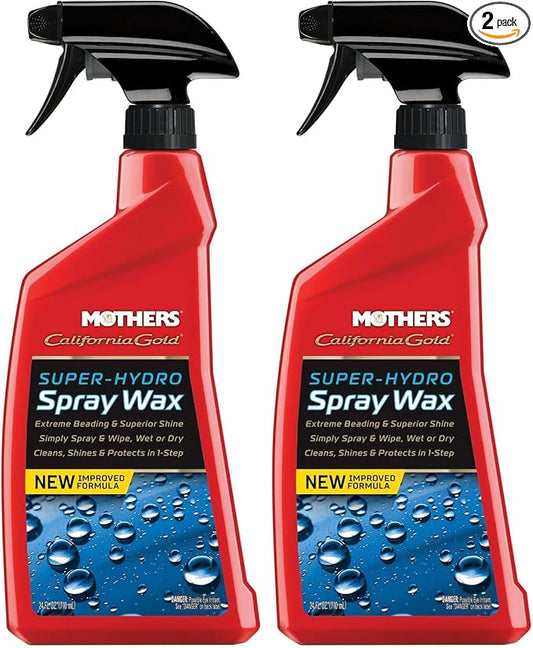 Mothers 05724 California Gold Spray Wax, 24 oz. (Pack of 2)