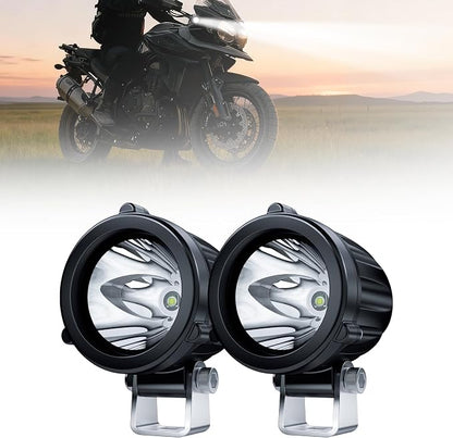 4WDKING 2" LED Round Light 20W Spot Driving Light Waterproof Off-Road Work Lamp for Motorcycle, ATV, UTV, Dirt Bike, 4x4 Pickup Truck, Boat, Trailer - Pack of 2