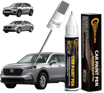 Solar Silver Metallic(NH-932M) Car Touch Up Paint for Honda, Color Accurate Car Paint Scratch Repair Pen Kit Quick & Easy Fix Vehicle Chips and Automotive Nicks Scuff