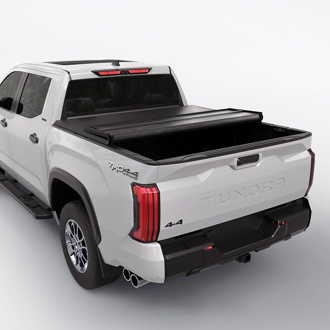 Toptiny Soft Folding Truck Bed Tonneau Cover|TSTF035|Fits 2022-2026 Toyota Tundra 6'6" Bed (78")