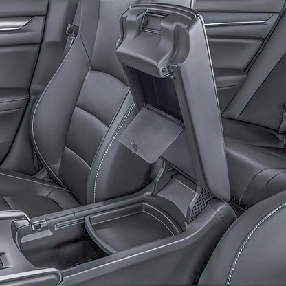 PIMCAR Center Console Hidden Organizer for Honda Accord 2018 2019 2020 2021 2022 Armrest Secret Compartment One-Touch Hidden Storage Accessories