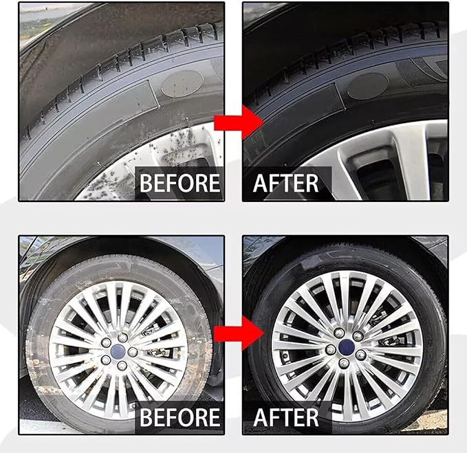 2026 Upgraded Bronze Bomber Wheel Cleaner, Tire Cleaner,- Safe on Chrome and All Wheel Finishes - Brake Dust, Dirt, Browning, Grease, and Grime Remover (US Stock) (6 PACK)