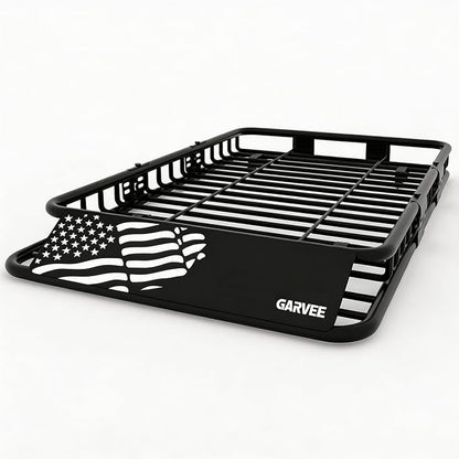 Garvee Universal Roof Rack Cargo Carrier Basket, 200 Lbs Capacity Rooftop Cargo Rack, Car Top Luggage Holder Basket Heavy Duty for SUVs, Trucks, Vehicles