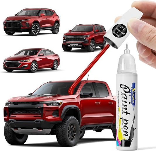 G7C/WA130X Red Hot Touch Up Paint Compatible with Chevrolet, DIY Car Paint Scratch Repair, Automotive Paints, Quick & Easy Fix Scratch Repair for Silverado/Equinox/Trax/Camaro/Aveo/Cruze/Fleet