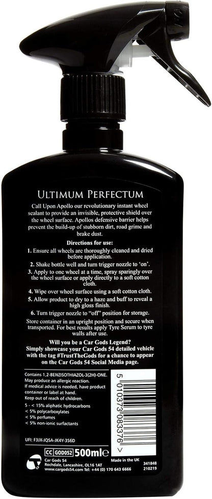 Car Gods Alloy Wheel Carnauba Wax Perfection Polish 17fl Oz