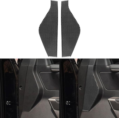 NVCNX Real Premium Carbon Fiber for Toyota Tundra 2022-2026 / Sequoia 2023-2026 2024 2025 Truck Pickup SUV Car Door Panel Cover Interior Trim Accessories Thick Overlay Sticker Decal 2PCs