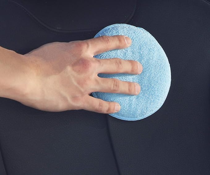 SimpleHouseware Car Wash Sponge Wax Microfiber Applicator Pads, 12-Pack