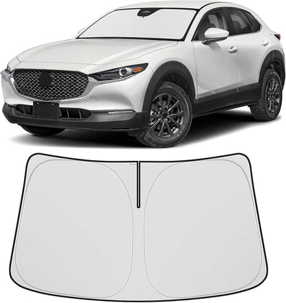 Windshield Sun Shade Compatible for Mazda CX30 CX-30 2019-2025 2026 Accessories Sunshade Shield Protector