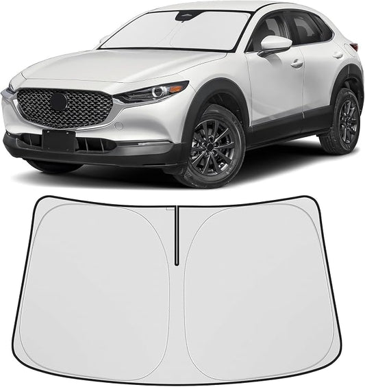Windshield Sun Shade Compatible for Mazda CX30 CX-30 2019-2025 2026 Accessories Sunshade Shield Protector