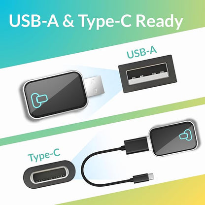 Wireless CarPlay Adapter for iPhone, Aluminum Cooling Carplay Receiver | Aluminum metal fast cooling, anti-interference stable connection, no lag audio, instant auto reconnect
