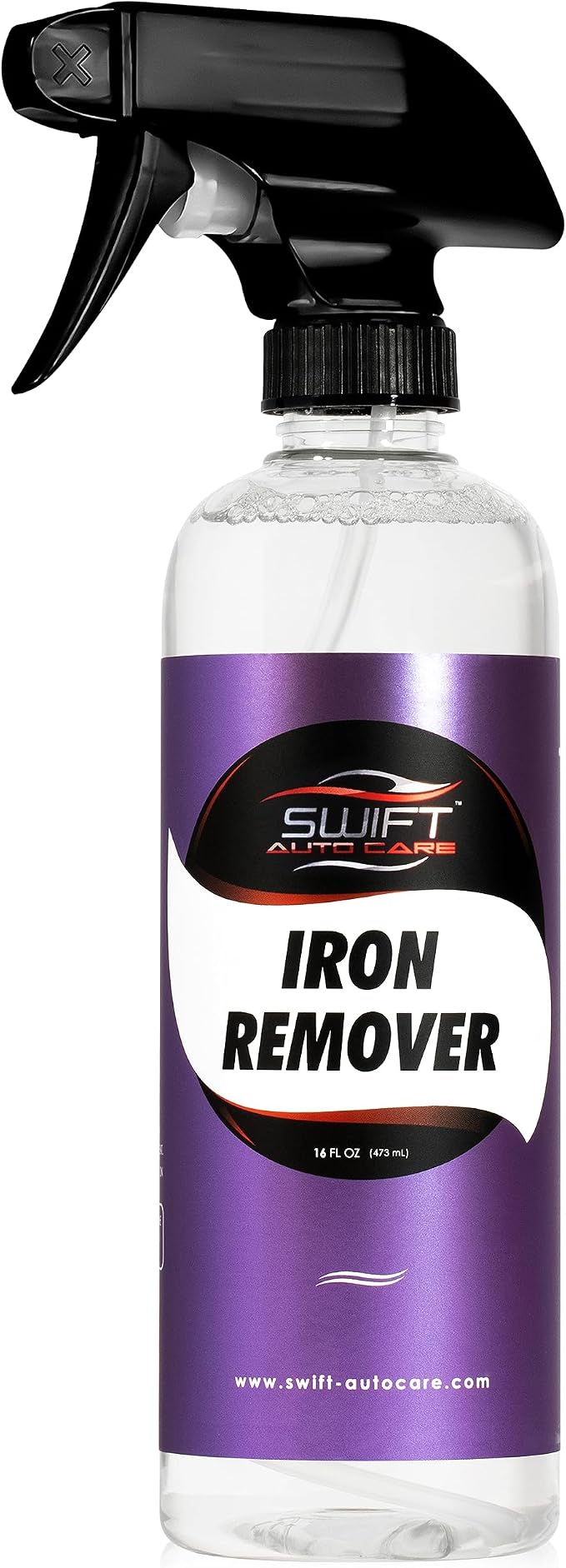 Swift Iron Remover & Wheel Cleaner (16 Oz) – Remove Brake Dust, Iron Oxide & Stuck-On Dirt & Debris from Paint & Wheels | Effective Formula for Decon Car Wash | Preps Paint for Wax Coatings