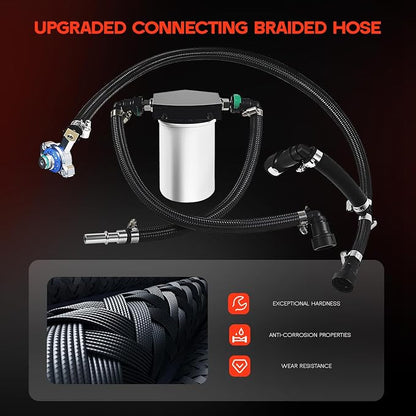 Rogierra CP4 Disaster Prevention Bypass Kit for 2011-2022 Ford F250 F350 F450 F550 Super Duty 6.7L, Replaces CP4-6.7F-BP-G2.1 & 7031190