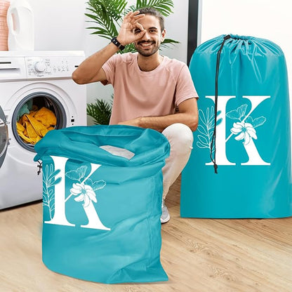 Sylfairy 2 Pack Extra Large Travel Laundry Bag, Dirty Clothes Organizer with Drawstring,Heavy Duty Travel Laundry Bags