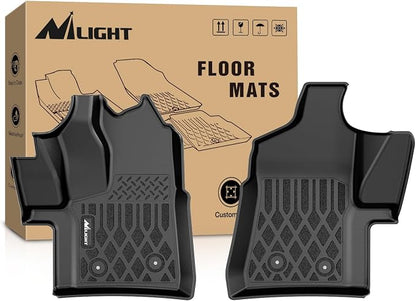 Nilight TPE Floor Mats for Ford Transit 150 250 350 350HD Vinyl Floor 2022 2023 2024 2025 2026 (Not for Connect) All Weather Custom Fit Heavy Duty Floor Liners