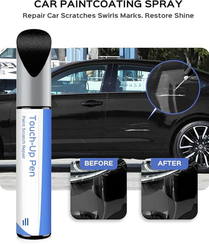Touch Up Paint Compatible with Honda Exact Match Chips and Nicks Touch Up (Raven Black(8555))