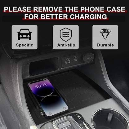 Muslogy for 2023+ Pilot Center Console Organizer&Wireless Charger Protective Mat&Shifter Storage Box Left & Right Set Compatible with Honda Pilot 2023-2026 Accessories Console Side Inserts Organizer