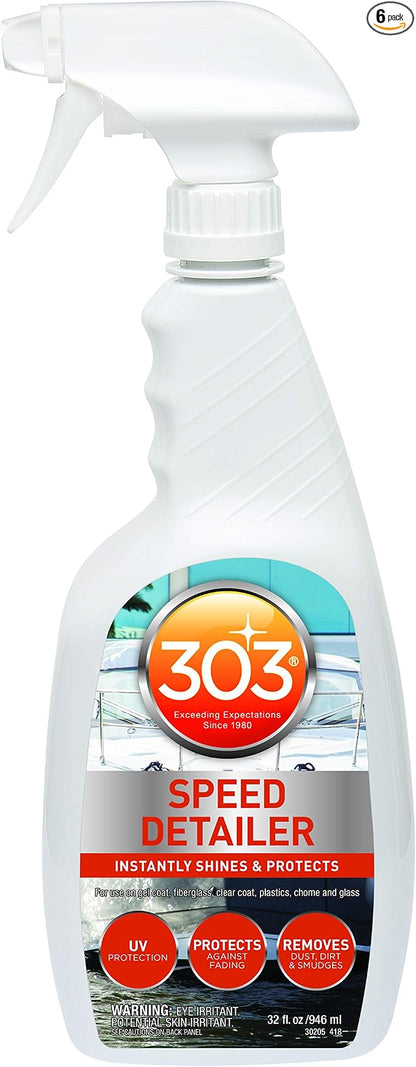 303 (30205-6PK) Speed Detailer Trigger Sprayer, 32. Fl. oz. (Pack of 6)
