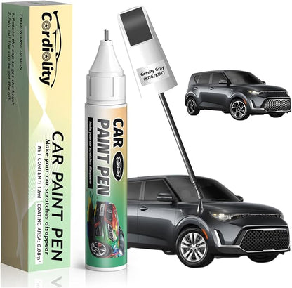 KDG/KDT Gravity Gray Touch Up Paint for Kia, Color Accurate Car Paint Scratch Repair Pen, Quick & Easy Fix Automotive Chips and Nicks