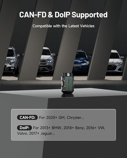 TOPDON Topscan Master OBD2 Scanner Bluetooth, 2026 Wireless Bidirectional Scan Tool, All System Diagnostic Tool for iOS & Android, 30+ Resets, FCA AutoAuth, CAN-FD/DoIP, Upgraded Version of TopScan
