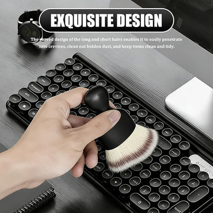 Car Detailing Brushes, Car Cleaning Brush, Auto Interior Soft Bristles Curved Cleaning Brush, Auto Detailing Dusting Tool Universal for Dashboard Air Conditioner Vent Computer (Three Color)