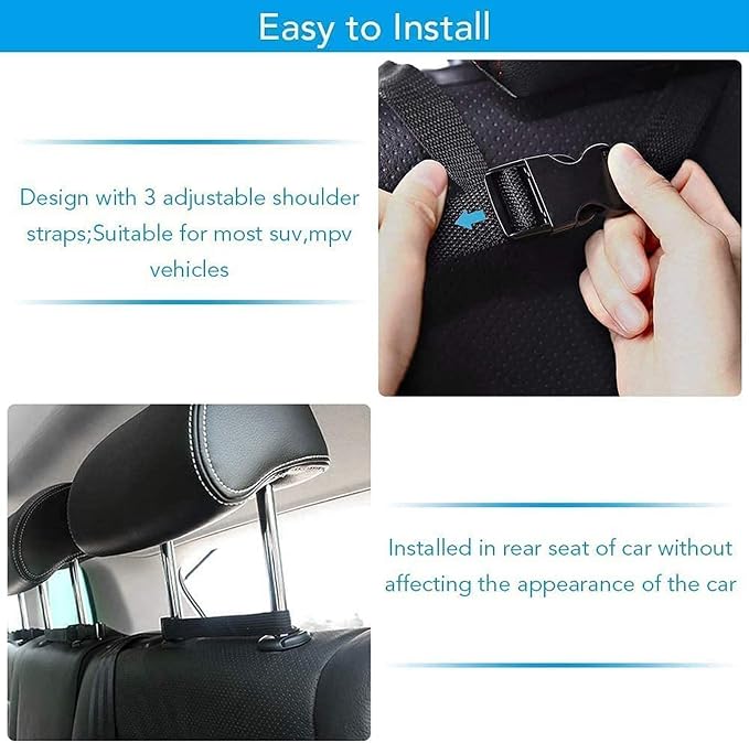 AOPHY Trunk Organizer for Car, Large Capacity Car Organizers and Storage with 9 Pockets, Waterproof Backseat Hanging Organizer for SUV, Truck, MPV, Interior Accessories for Men and Women
