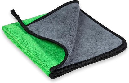 Slick Products Microfiber Towel 16 x 16 Inch – Extra Soft, Dual-Sided, Scratch-Free Cleaning & Drying Cloth for Cars, Trucks, Off-Road, and Home Use – Maximum Absorbency & Dust Pickup