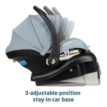 Maxi-Cosi Zelia 2 Luxe 5-in-1 Modular Travel System, New Hope Grey