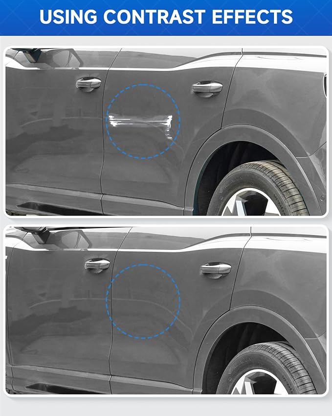LX7W Ice Silver Metallic Touch Up Paint Compatible With Audi Exact Match Car Paint Pen Scratch Repair