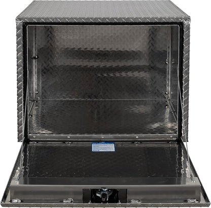 Buyers Products 1705133 Diamond Tread Aluminum Underbody Truck Tool Box, 24 x 24 x 30, Made in USA, .100 in. Thick, Corrosion-Resistant, Locking Compression Latch, Secure Storage for Work Trucks