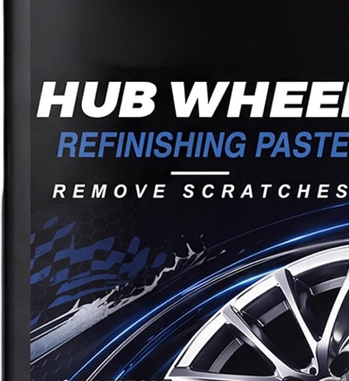 Tire Shine 100g Hub – Durable Gloss Polishing Balm Sponge, Dressing Paste Automotive, Truck Motorcycle SUV RV Sedan | Automotive Truck Motorcycle SUV RV Sedan Home Garage Workshop
