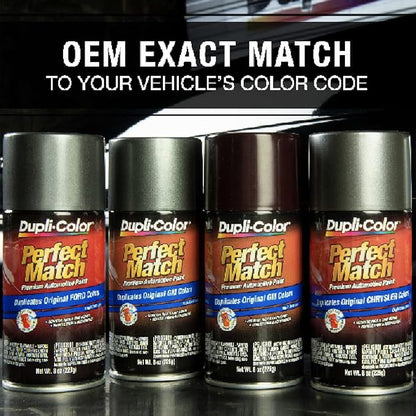 Dupli-Color EBTY15667 Perfect Match Automotive Spray Paint – Toyota Black Metallic, 1G8,204,202 – 8 oz. Aerosol Can