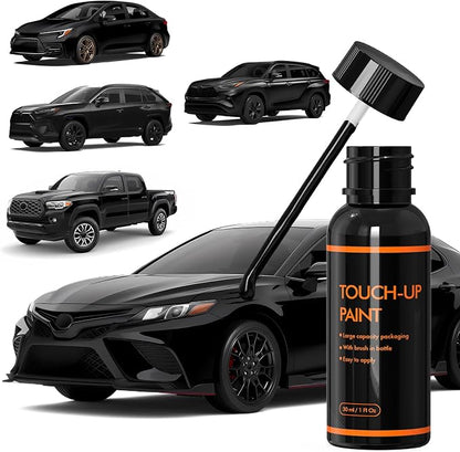 218 Midnight Black Metallic Touch Up Paint for Car, DIY Car Paint Scratch Repair Kit, Automotive Paints, Quick & Easy Fix Scratch Repair Compatible with Toyota Camry/Corolla/RAV4/Tacoma/Tundra