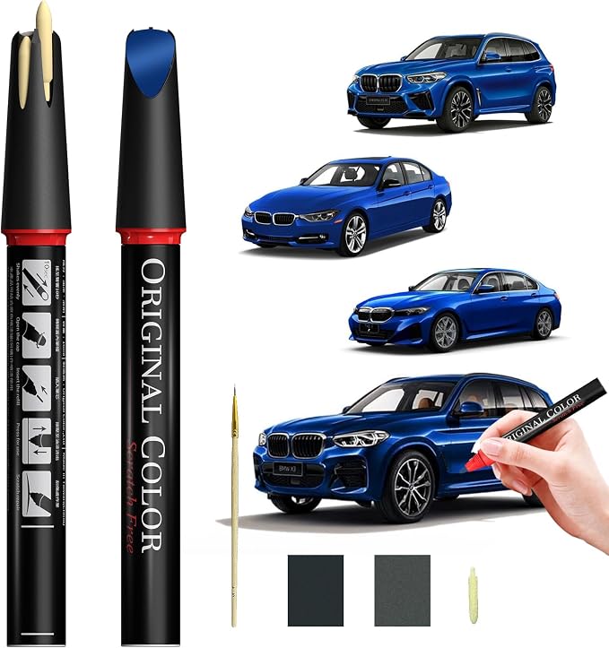 Carhoo X1D Frozen Bluestone Touch Up Paint Suitable For BMW, Genuine Custom Color Absoulutely Without Color Differences (16ml)