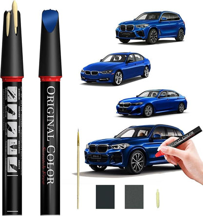 Carhoo X1D Frozen Bluestone Touch Up Paint Suitable For BMW, Genuine Custom Color Absoulutely Without Color Differences (16ml)