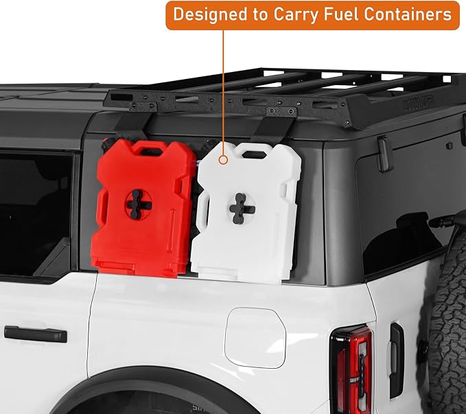Hooke Road Bronco Rear Window Exterior Storage Molle Panel Kit Compatible with Hooke Road Roof Rack for 2021-2026 Ford Bronco Hardtop 4-Door