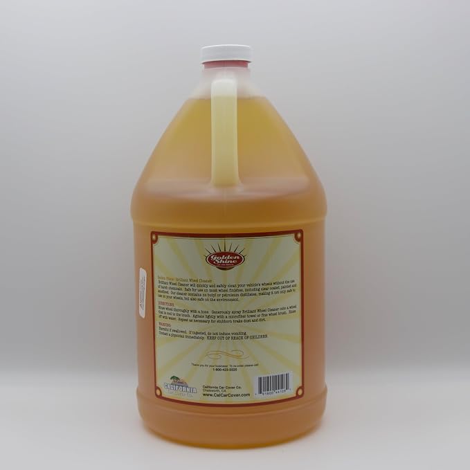 GOLDEN SHINE Original Formula Brilliant Wheel Cleaner, 1 Gallon, 4 Gallon Case Pack 44512-CS