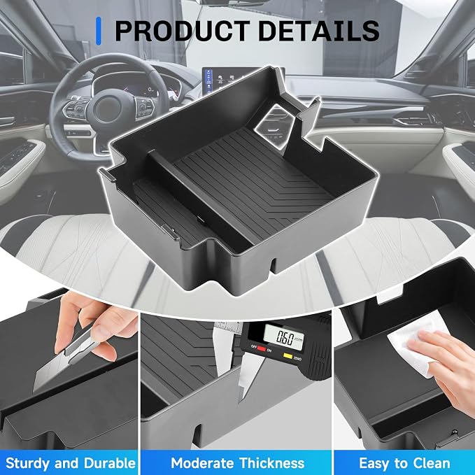 SXCY for 2025 2026 Acura RDX Center Console Organizer for 2025 2026 Acura RDX Accessories 2025 2026 RDX Armrest Console Organizer for 2025 Acura RDX Console Organizer Tray