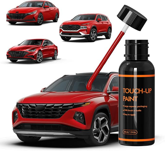Y2E Calypso Red Touch Up Paint for Hyundai, DIY Car Paint Scratch Repair Kit, Automotive Paints, Quick & Easy Fix Scratch Repair for Tucson/Elantra/Santa Fe/Sonata